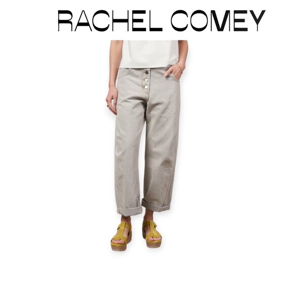 Rachel Comey khaki wash button-fly oversized elkin pant size M [fits up to XL] - Picture 1 of 16